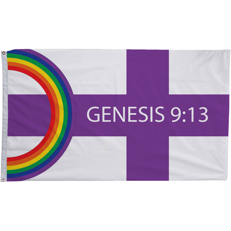 God's Covenant Rainbow Flag - The Flag Lady