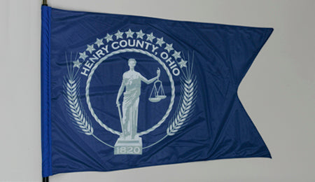 Henry County Ohio Flag - 3x5 Feet