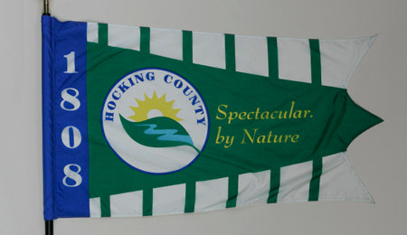 Hocking County Ohio Flag - 3x5 Feet