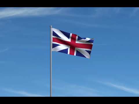 Blue Union Jack Flag