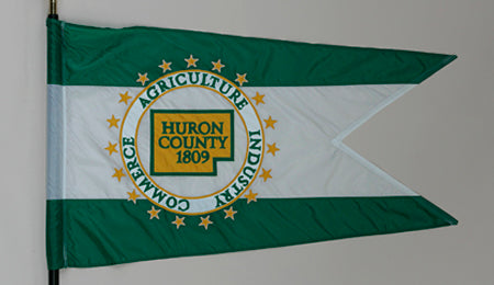 Huron County Ohio Flag - 3x5 Feet