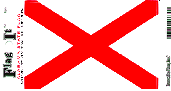 ALABAMA FLAG-IT Sticker   #425