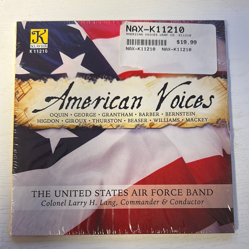 American Voices US Air Force Band Music CD