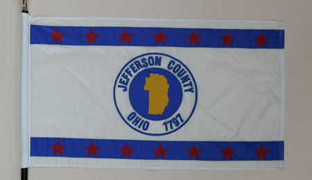 Jefferson County Ohio Flag - 3x5