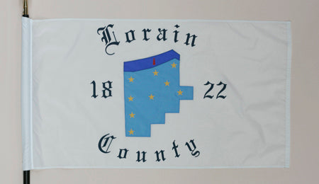 Lorain County Ohio Flag - 3x5 Feet
