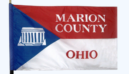 Marion County Ohio Flag - 3x5 Feet