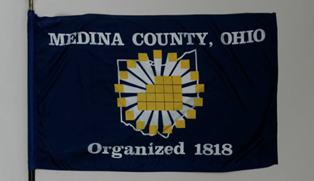 Medina County Ohio Flag - 3x5 Feet