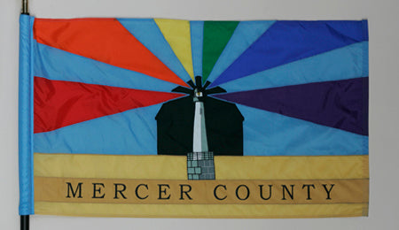 Mercer County Ohio Flag - 3x5 Feet