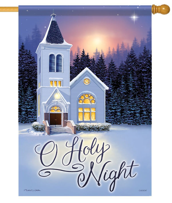 Oh Holy Night Chapel Dura Soft Banner