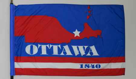 Ottawa County Ohio Flag - 3x5 Feet