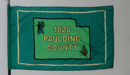 Paulding County Ohio Flag - 3x5 Feet