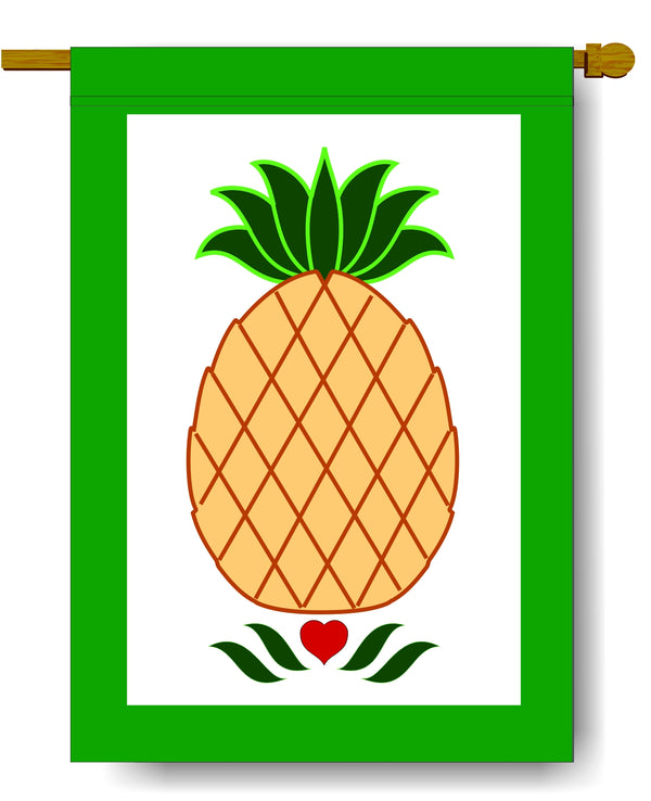 Welcome Pineapple Banner Flag 28 x 40 inch Welcome