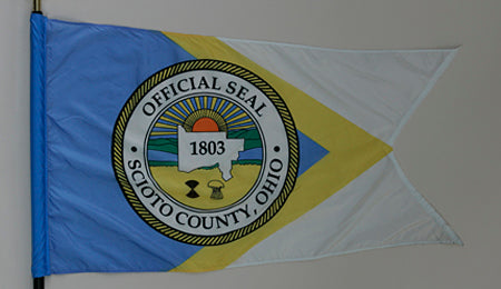 Scioto County Ohio Flag - 3x5 Feet