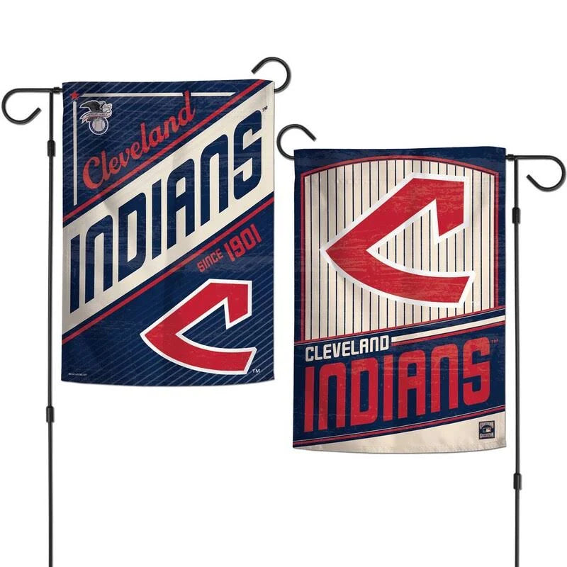 Cleveland Indians 2-Sided Garden Flag (CLOSEOUT)