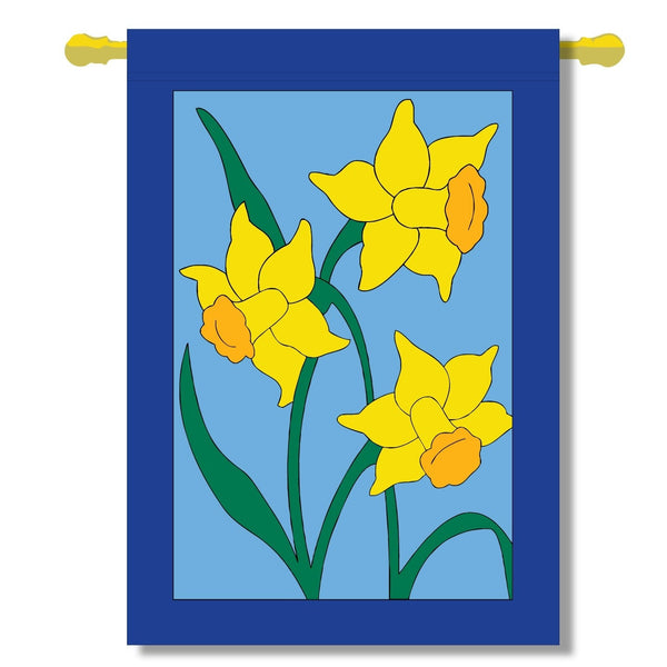 Spring & Summer Daffodils Banner Flag - The Flag Lady