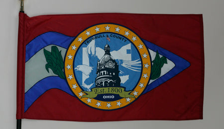 Trumbull County Ohio Flag - 3x5 Feet