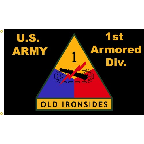 US Army 1st Armored Division Flag