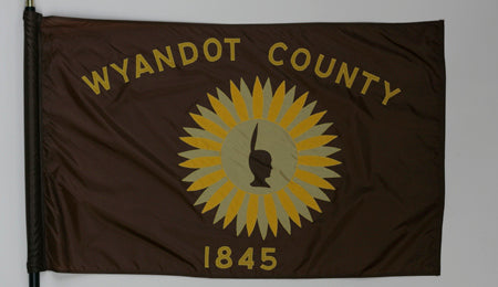 Wyandot County Ohio Flag - 3x5 Feet